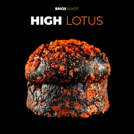 Pan brioche High Black Lotus con galleta Lotus, de Briox Baker