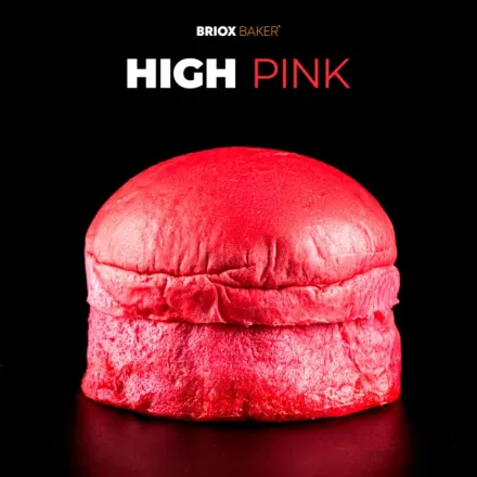 Pan brioche High Pink rosa, de Briox Baker