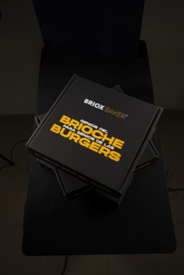 Caja de muestras de Briox Baker · abierta