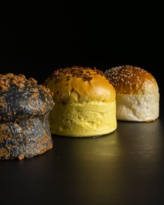Panes brioche de Briox Baker · la gama, con el negro